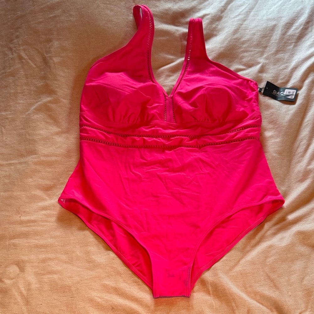 Vibrant Pink One-Piece Swimsuit